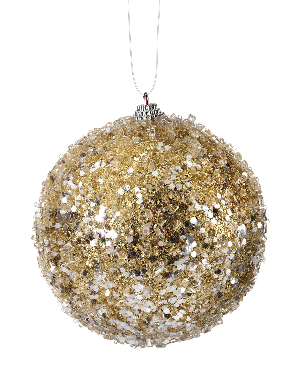4.5" Sequin Iced Ball
