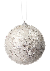 4.5" Sequin Iced Ball