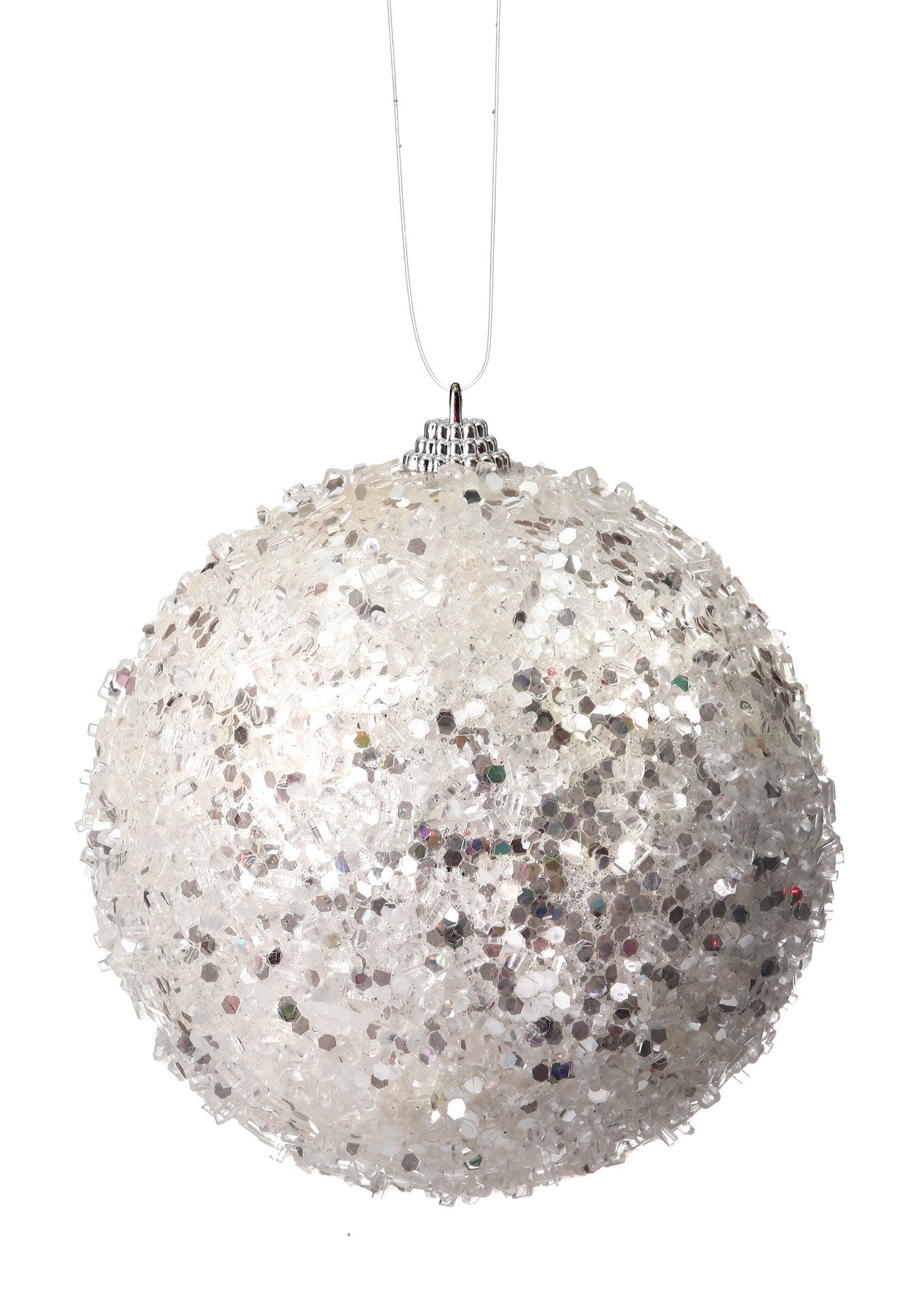 4.5" Sequin Iced Ball