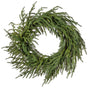 24" Green Norfolk Pine Wreath