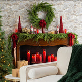 24" Green Norfolk Pine Wreath