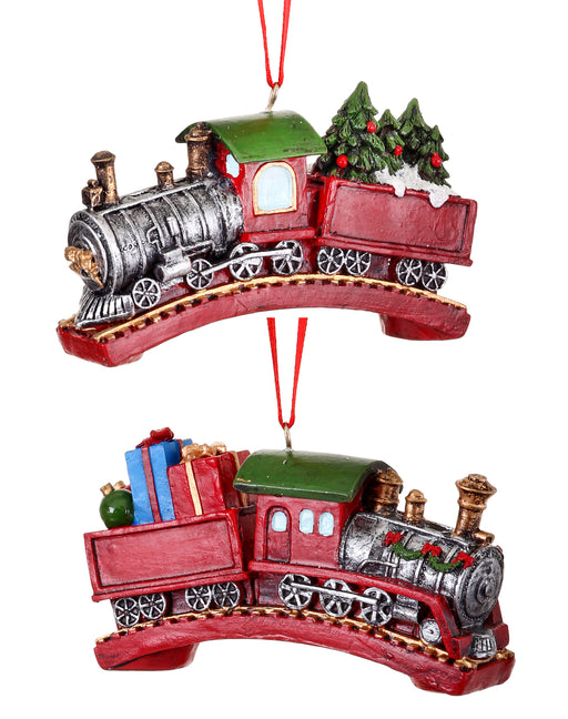 3.5" Toy Train Ornament Assorted