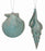 5"-7" Aqua Seashell Assorted Ornament