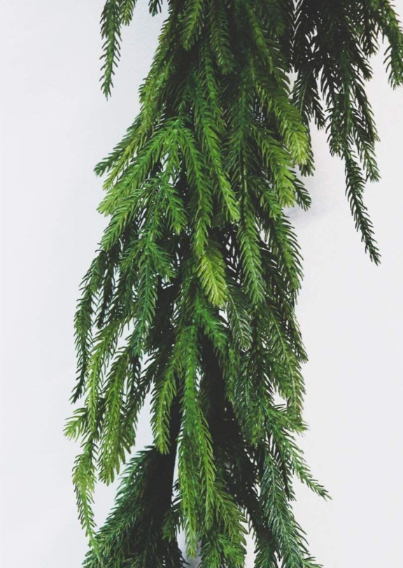 5 FT Green Norfolk Pine Garland