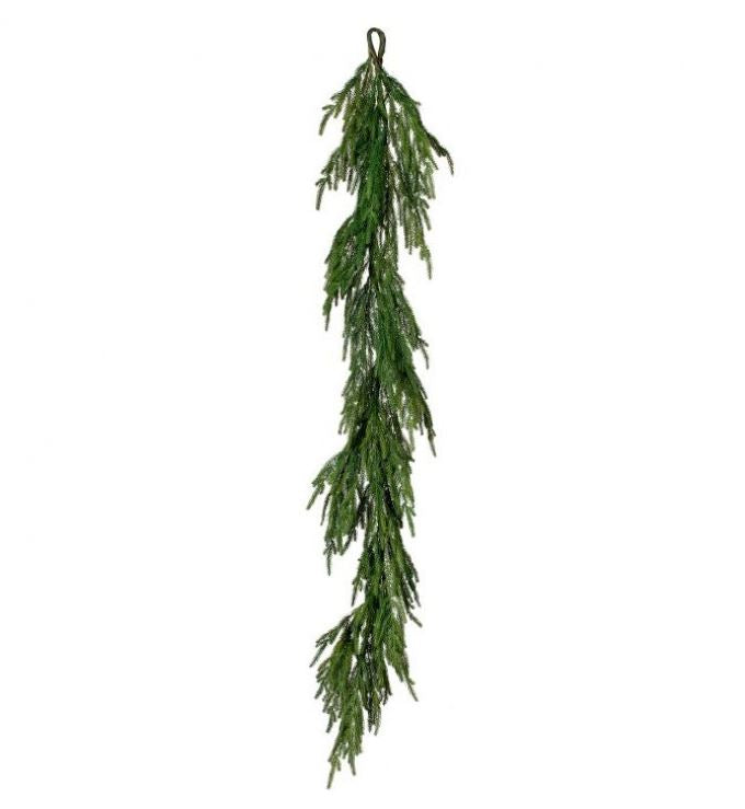 5 FT Green Norfolk Pine Garland