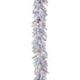 6 FT X 12" Palisades Garland Pre-lit 50 Clear White LED