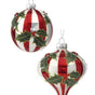 4" Holly Red Assorted Ornament