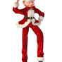 30" Red & White Santa Suit Elf