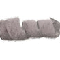 4" X 10YD Metallic Silver Fringed Ribbon