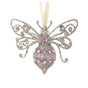 4" Bee Ornament With Pink Gem