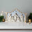 15" Nativity Scene In Column Creche