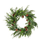 24" Norfolk Spruce Pinecone Wreath