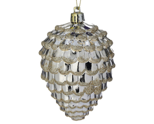 3" Champagne Pinecone Ornament