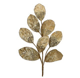 28" Micro Beaded Magnolia Leaf Spray