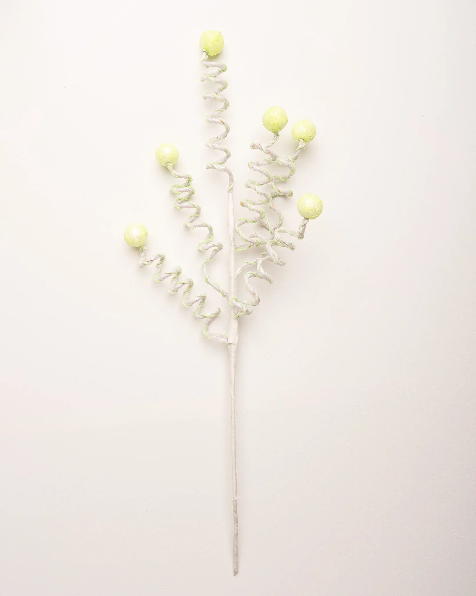 29" Green Candy Stripe Curl Ball Spray