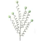 29" Green Candy Stripe Curl Ball Spray