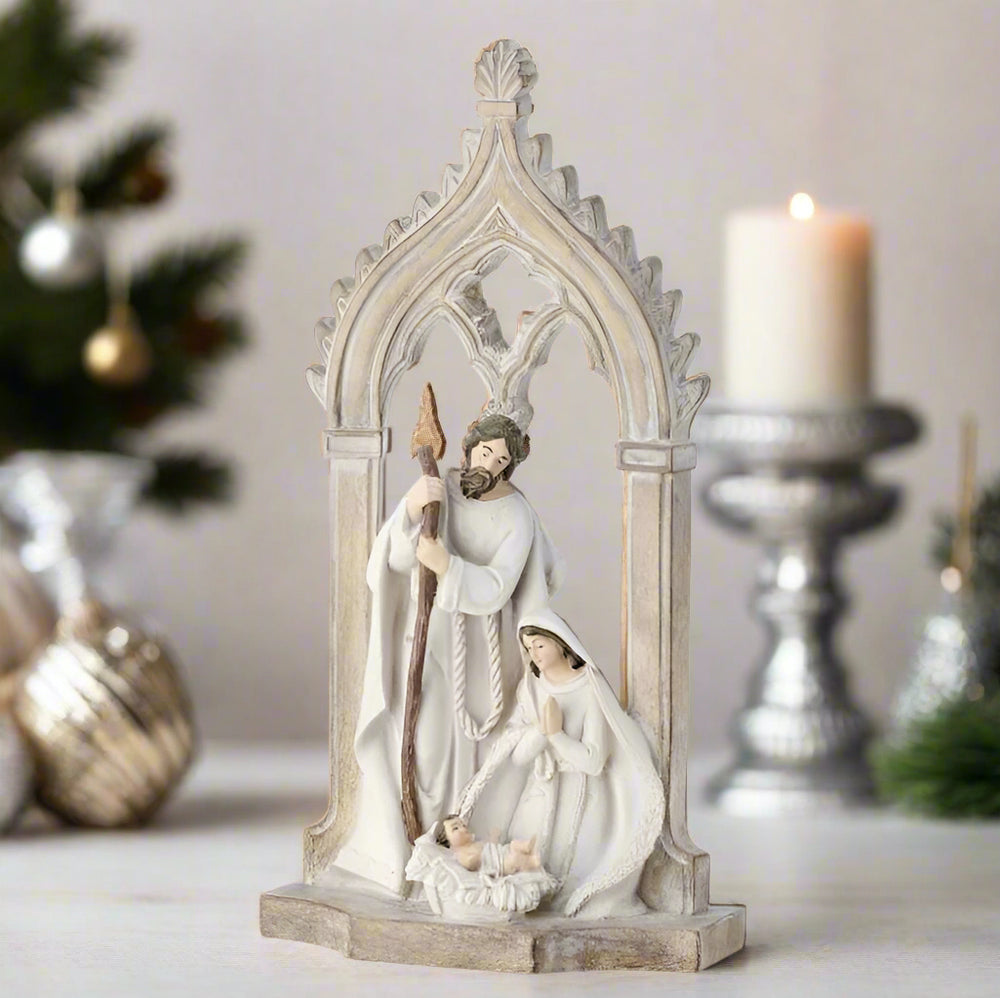 9" Holy Family With Arch