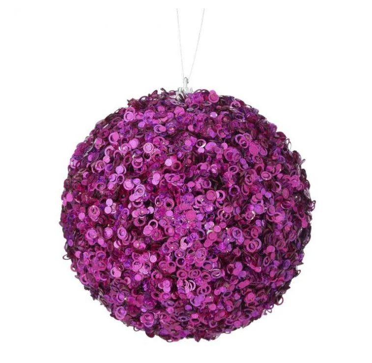 5.5" Glamour Sequin Ball Ornament