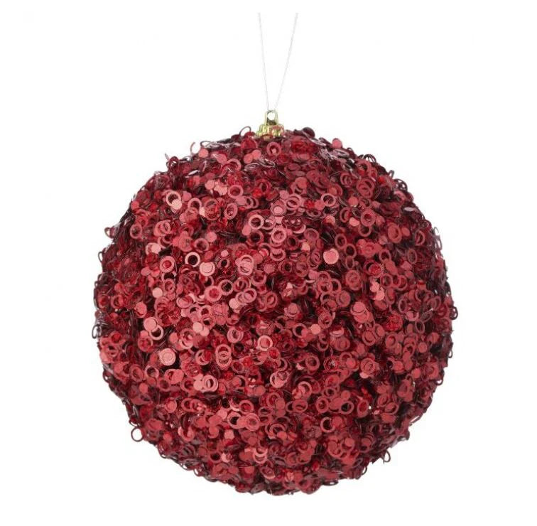 5.5" Glamour Sequin Ball Ornament