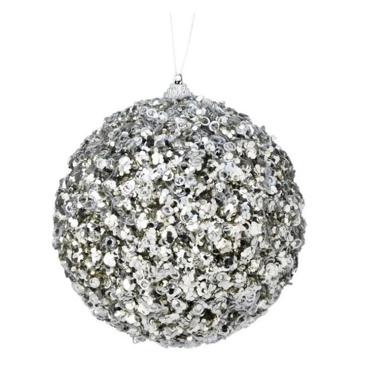 5.5" Glamour Sequin Ball Ornament