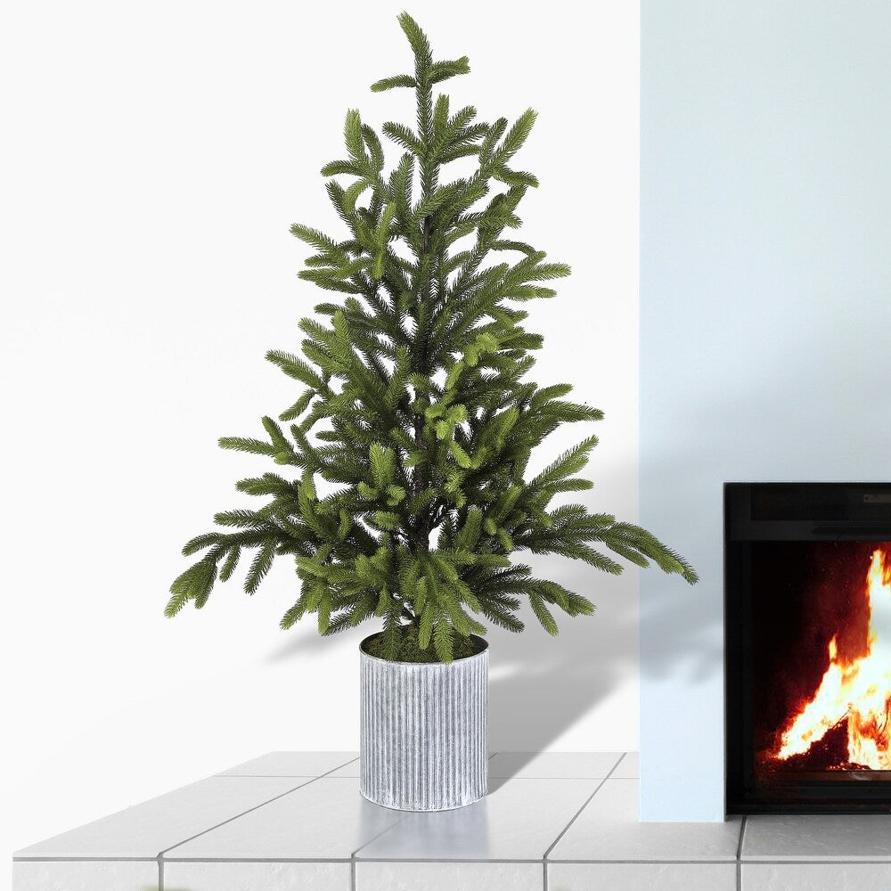 Natural Touch Potted Norway Spruce Tree