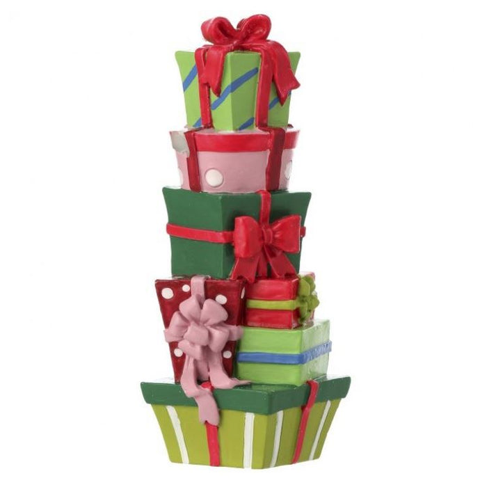 7" Multicolor Gift Package Stack Ornament