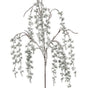 46" Clear Hanging Iced Branch