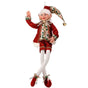30" Red & Gold Sequin Bendable Elf