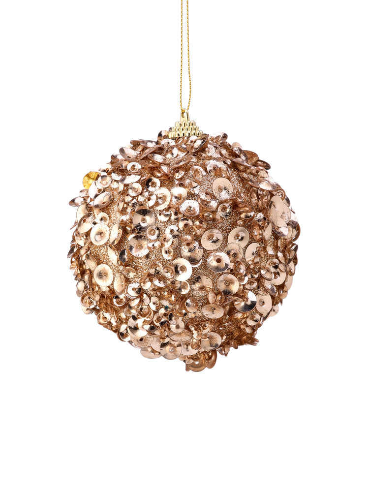 4" Champagne Sequin Ball