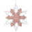 6" Pink Jeweled Snowflake Ornament