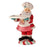 28" Chef Santa With Serving Tray