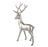 5 FT Silver Standing Deer