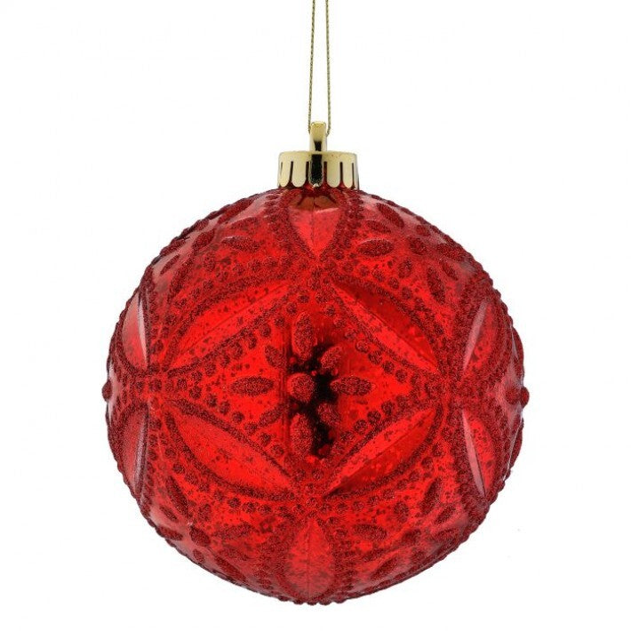 5" Floret Ball Ornament