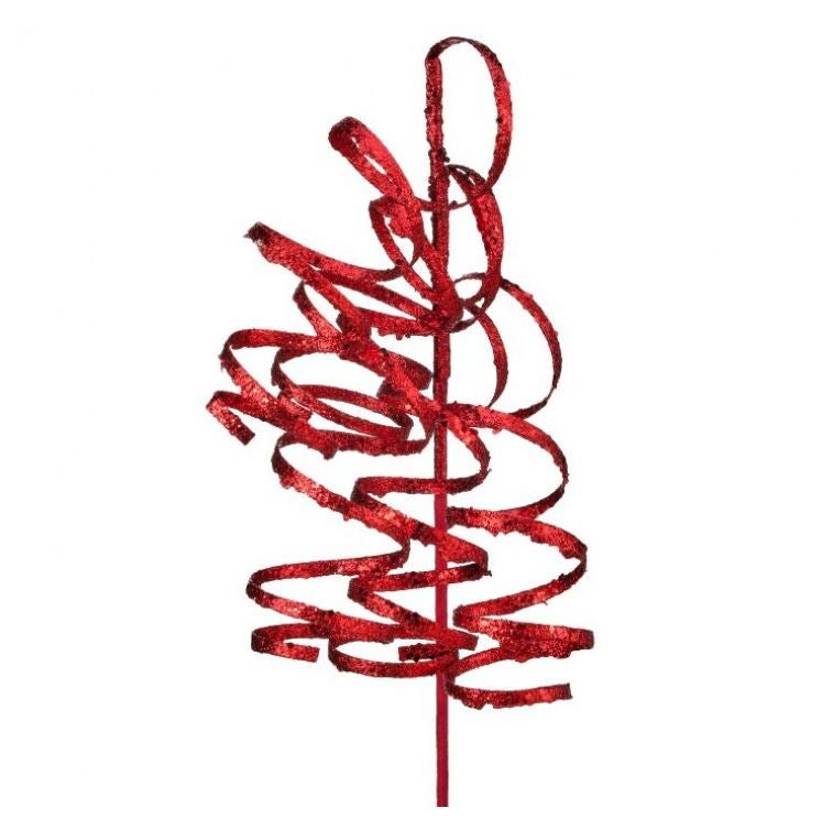 26" Glitter Curly Spray