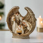 12" Holy Family in Angel Wings