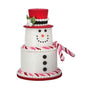 11" Sweet Glittered Snowman Cake