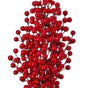 27" Red Spray Berry Branch
