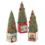 12" Retro Gift Box With Tree Assorted