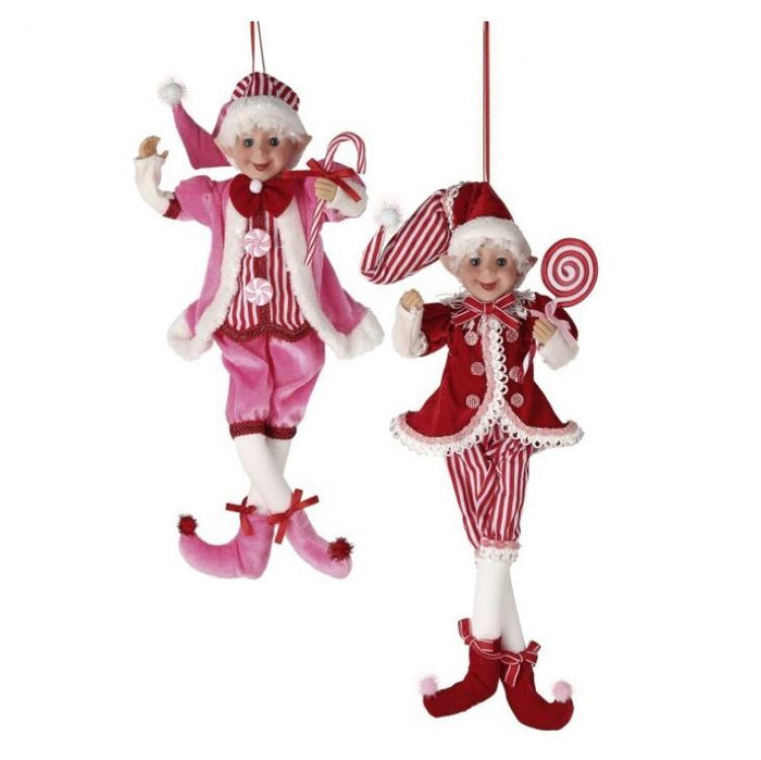 18" Red & Pink Sweets Pixie Elf Assorted