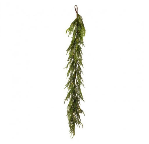 5 FT Norfolk Garland Pre-Lit 80LED Battery Operated