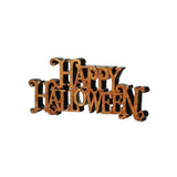 10" Orange Glitter 'Happy Halloween' Sign