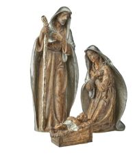 39.5" Natural Champagne Holy Family