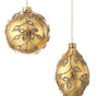 4"6" Gold Ball Finial Assorted Ornament