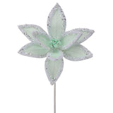 22" Winter Freeze Poinsettia Stem