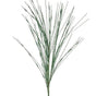 38" Green Metallic Grass Spray