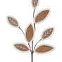 31" Gingerbread Leaf Spray