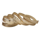 1" X 20YD Champagne Satin Glitter Ribbon