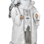 36" White & Silver Standing Santa