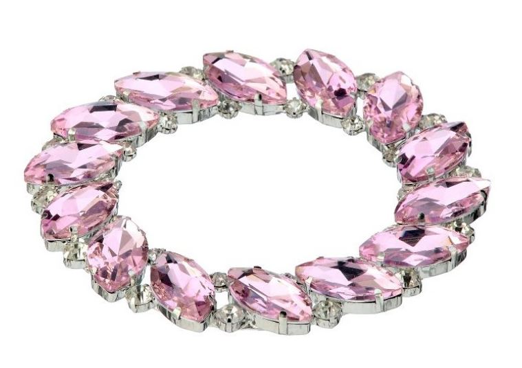 5" Pink Jewel Candle Ring Ornament