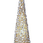 16" LED Silver Tree Cone
